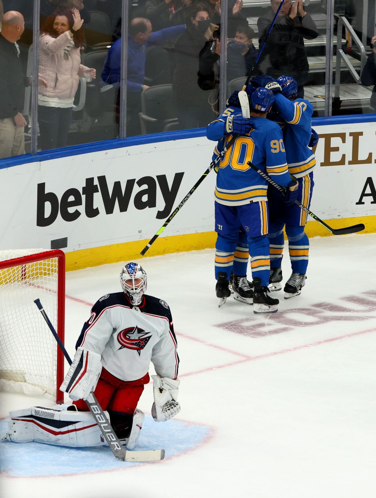 Blues host Blue Jackets